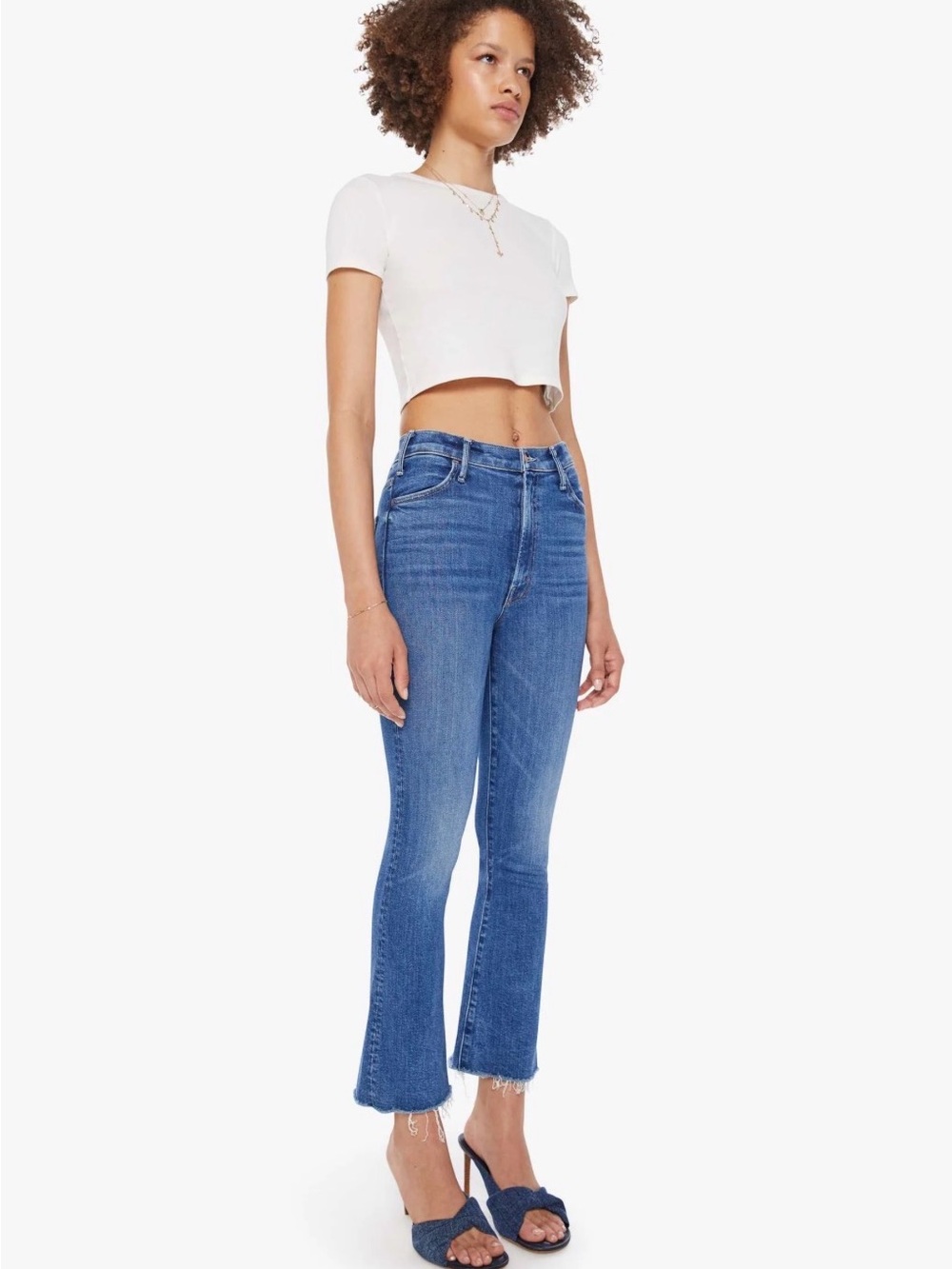 MOTHER The Hustler Ankle Fray Size 27 MARP$248